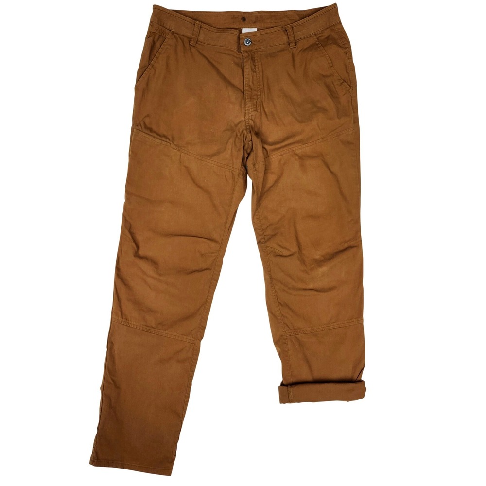 Mountain Hardwear AP Pant Mens 36x31 Brown Canvas Bike Outdoors Hiking OM7064